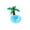 Light Blue, variant on Inflatable Drink Floats, Palm Tree Cactus Cup Holders, Pool Party Summer Accessories, Floating Beverage Holders for Swimming Pool, Fun Summer Party Favors for Adults​, Green