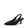 thumbnail image 6 of DREAM PAIRS Women’s Closed Toe Kitten Heels Pointed Toe Slingback Low Heels Dress Bridal Wedding Pumps Shoes, 6 of 6