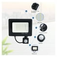 thumbnail image 4 of LED PIR Motion Sensor Floodlight For Outdoors Wall 100W 50W 30W 20W IP66 Waterproof Lamp Outdoor Garden Street Spotlight ,Power Saving, 4 of 8