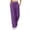 #200-Purple, variant on Cutuoiiu Women's Solid Color Drawstring Waist Cotton Linen Pants with Pockets Casual Ruched Wide Leg Trousers Gifts