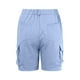 thumbnail image 4 of WILLBEST Pantalones Casuales para Mujer, Cómodos Pantalones Cortos Cargo Hasta La Rodilla con Bolsillos y Cintura Elástica para Uso Diario. Grande, 4 of 7