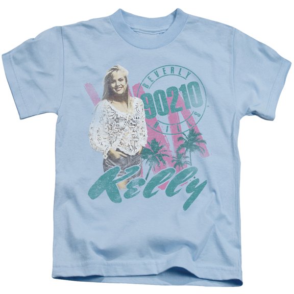 90210 Kelly Vintage Youth 18/1 T-Shirt Light Blue