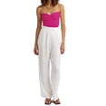 thumbnail image 3 of Camiseta sin tirantes con nudo torcido, camisetas sin tirantes para mujer, top informal de punto acanalado con nudo torcido, top sin tirantes con nudo torcido, innovación moderna, 3 of 8