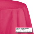 thumbnail image 3 of 12/Case Bulk Hot Magenta Round Paper Table Covers 82 inch, 3 of 3