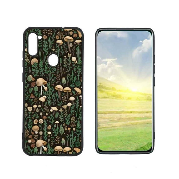 Gothic-dark-Fantasy-Forest-Woodland-plant-14 Phone Case, Degined for Samsung Galaxy A11 Case Men Women, Flexible Silicone Shockproof Case for Samsung Galaxy A11