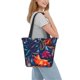 thumbnail image 2 of Fotbe Tropical Flower Bolsa de Playa con Estampado, Bolsa de Hombro, Bolsa de Mano Espaciosa, Bolsa de Viaje Ligera, Bolsa de Compras Versátil, 2 of 6