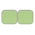 thumbnail image 7 of Windshield Sun Shade, Green Gingham Foldable Car Sun Shade Windshield for Front, 2 Pieces, 7 of 7