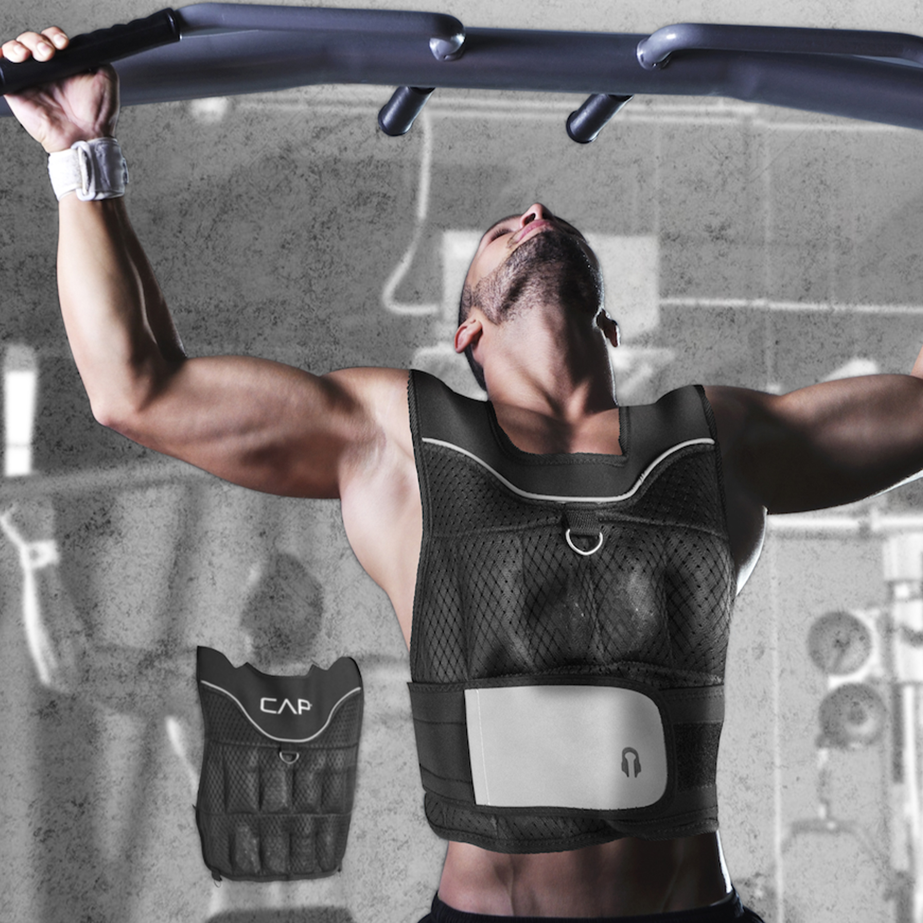 CAP 20 lb Adjustable Weighted Vest photo 2