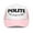 Light Pink / White / Light Pink, variant on | Polite But Ready To Fight | Funny and Punny Adjustable Foam Trucker Hat with Snapback (White)
