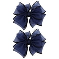 thumbnail image 2 of OUNONA 2pcs Elegant Shoe Bowknot Decor DIY Shoe Ornaments and Accessories, 2 of 7