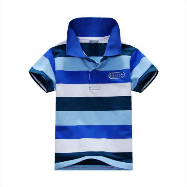 Joy Guru - Baby Boy T-shirt Casual Striped Shirt Tops Summer Kids Boys  Colorful Shirts for Children 1-7 Y (Muti-color For Choice) - Walmart.com -  Walmart.com