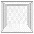 thumbnail image 3 of Dog Cage Silver 600 x 200 x 256 cm Galvanised Steel, 3 of 6