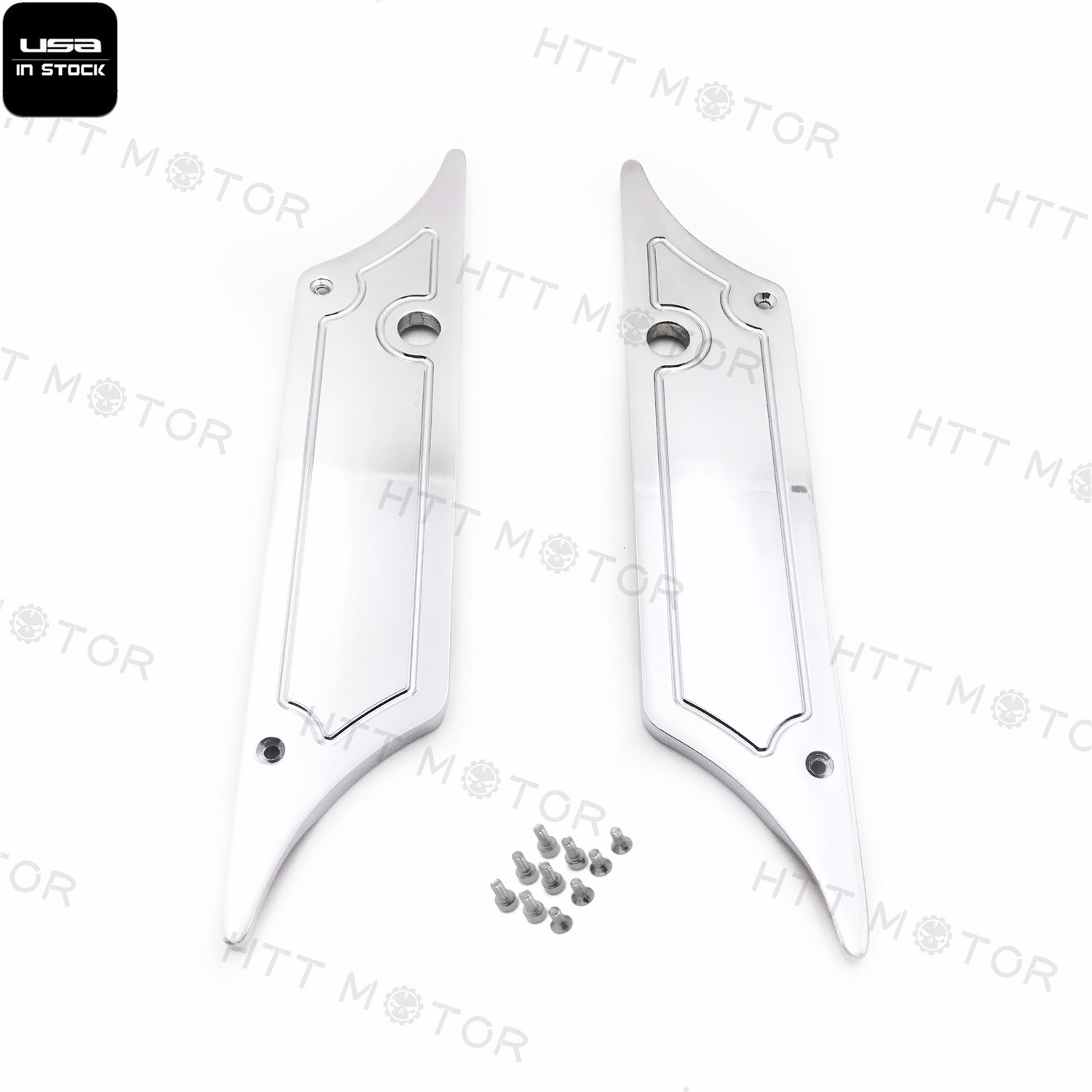 Saddlebag Hinge Latch Covers For Harley Touring Ultra Classic Limited 14-UP 2018
