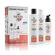 Angle View: Nioxin System Kit 4 Hair for Color Treated Hair, For Women and Men with & Hair,