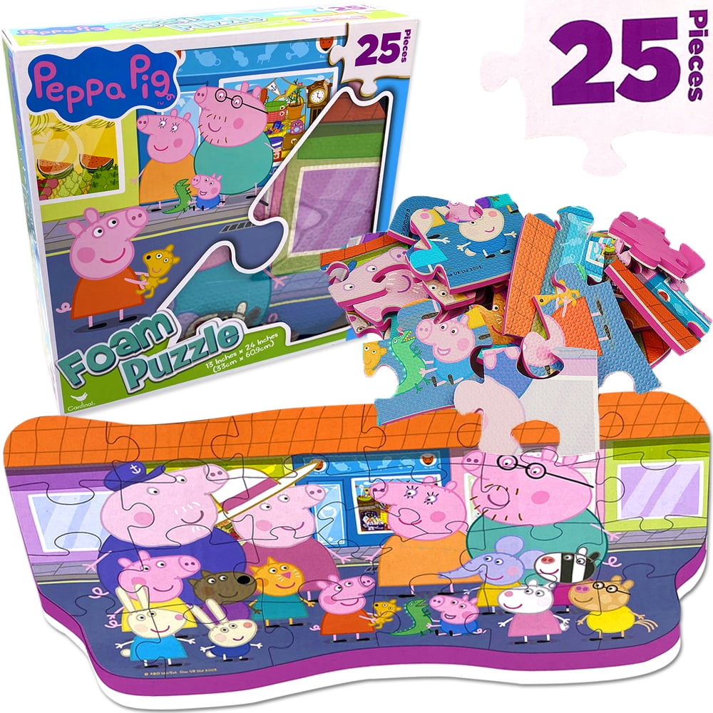 Kids Peppa Pig Soft and Large Giant Foam Puzzles Set in ...