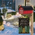 thumbnail image 2 of Newhomestyle Hello Winter Trees Snowflake Garden Flag Double Sided, Christmas Winter Seasonal Yard Outdoor Decoration 12x18 Inch, 2 of 7