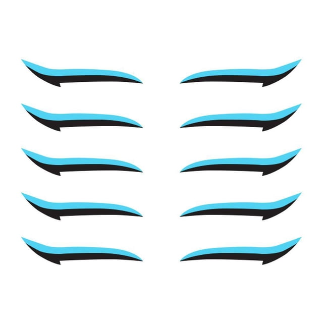 Pegatinas De Delineador De Ojos Para Ojos Adhesivo A Prueba De Manchas Delineador De Ojos Pegatinas De Maquillaje De Párpados 5 Pares Monstrate CE007626-02