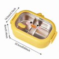 thumbnail image 3 of Stainless Steel Bento Box with Secure Lid - Reusable and Leak-Proof Food Storage for Work, School, and Travel, 3 of 5