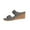 Grey, variant on PPgejGEK Slippers for Women Indoor and Outdoor Women's Fashion Casual Summer New Style Solid Color Fish Mouth Wedge Heel Thick Bottom Slippers Garden Clog Slippers Tax Free Weekend