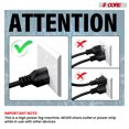 thumbnail image 6 of 5 Core Fog Smoke Machine 1200W & 10,000CFM LED Lights Effect Low Lying Indoor Outdoor 1L Fog Maker with Fogger for Halloween Party Wedding w/ 1 Wired Receiver & RGB Remote Controls - FOG 1200, 6 of 9
