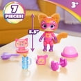 thumbnail image 5 of Disney Jr. SuperKitties Su-Purr Wild Ready Furr Action Ginny Figure with Furry Tail and Ears, 7-Pieces, Kids Ages 3+, 5 of 7