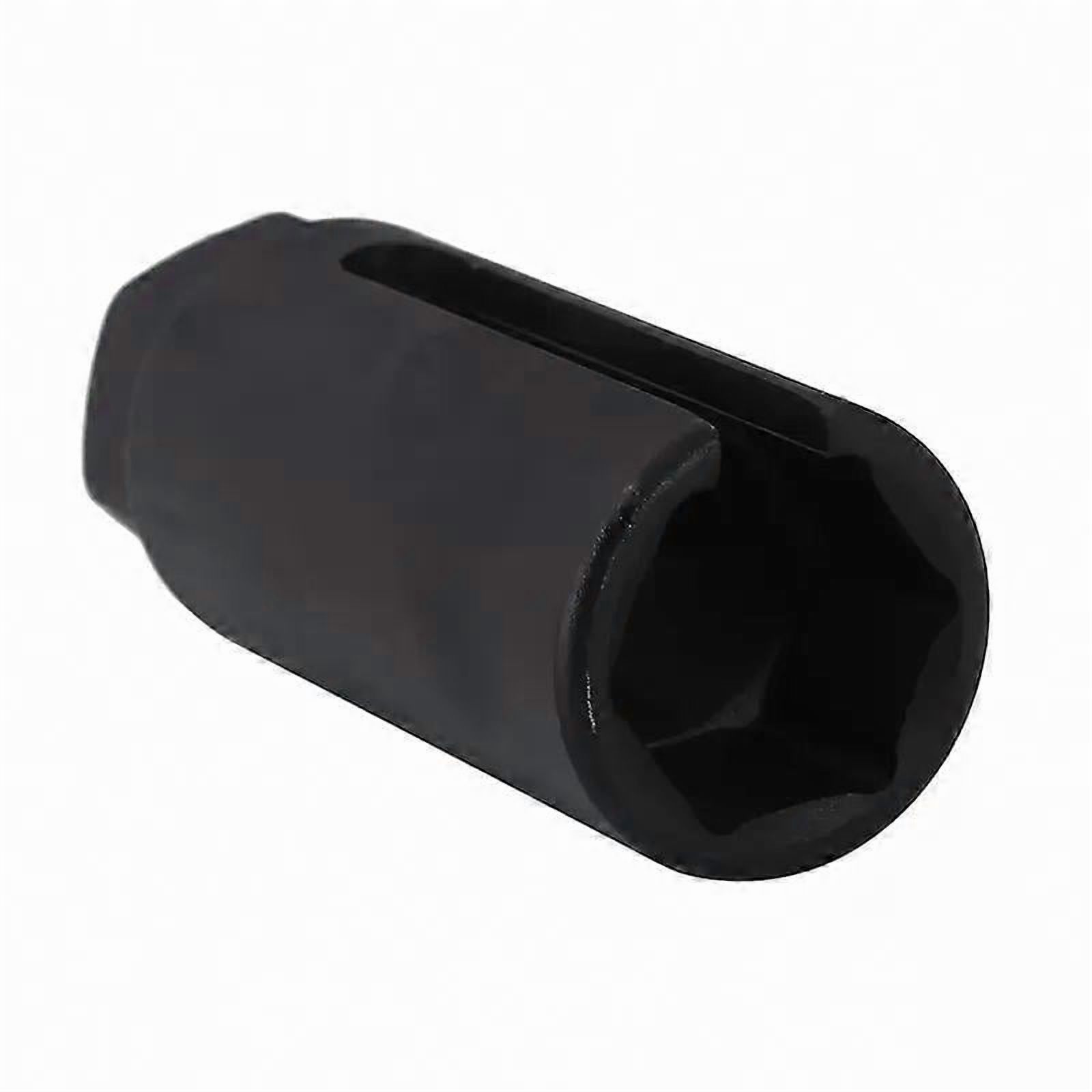 Oxygen Sensor Disassembly Tool Sensor Removal Socket Black Narrow Kit Auto Tool 1/2 Drive 8mm Slot CR-V Steel