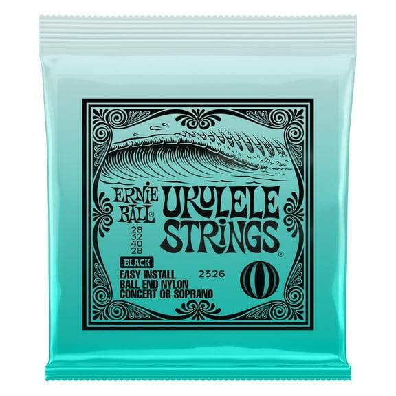 Ernie Ball P02326 Black Ball End Nylon Ukulele Strings