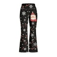 thumbnail image 4 of DISNIMO Christmas Snowman Bell Bottoms Leggings for Kids Bell Bottoms Pants for Girls 9-10 Leggings High Waisted with Pockets for Kids Flare Leggings Girls Yoga Pants Wide Leg for Kids, 4 of 7