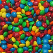 Angle View: M&M's Milk Chocolate Minis: 25 LBS