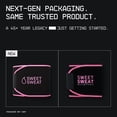 thumbnail image 3 of Sports Research Sweet Sweat Waist Trimmer, Small, Black & Pink, 1 Belt, 3 of 9
