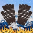 thumbnail image 2 of USB patrón de rayas Calefacción sin dedos de punto de lana Manos Guantes calientes Guantes para Mujeres Hombres Niñas Niños USB Guantes de calefacción, 2 of 2