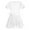 White, variant on Yartina Kids Girls Short Sleeves Ballet Dance Gymnastics Leotard Clothing with Tied Skirt Black S