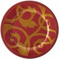 thumbnail image 2 of Rachael Ray Dinnerware Gold Scroll 4-Piece Round Appetizer Plate Set, 2 of 3