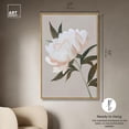 thumbnail image 5 of Whiteness Unveiled Canvas Print Floral Wall Decor by Art Remedy, Gold Frame, 36 x 54, 5 of 7
