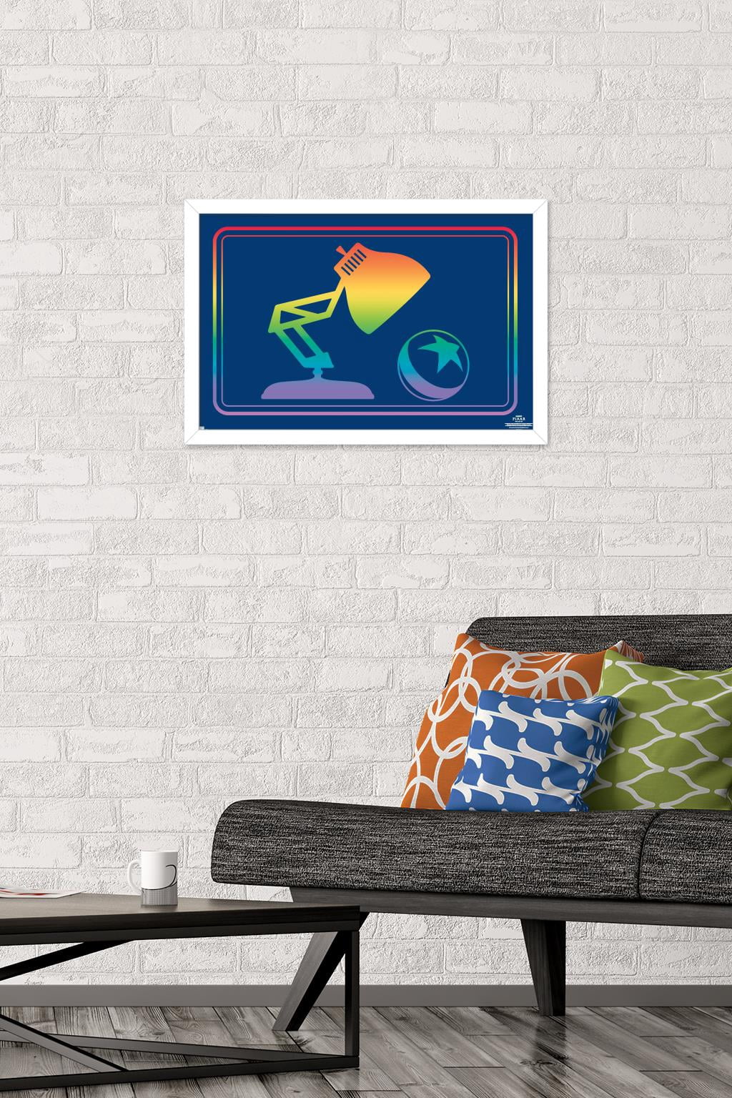 Disney Pixar - Lamp Pride Wall Poster, 14.725" x 22.375" Framed
