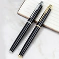 thumbnail image 4 of SIEYIO Signature Pen Metal Signing Pen with Pen Clip Refillable Metal Gel Pen Business Gift Pen for Wedding Party Invitation, 4 of 11