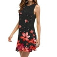 thumbnail image 4 of Patlollav 2025 Dresses Womens Casual Loose Summer Printed Sleeveless Dress, 4 of 6