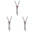 thumbnail image 1 of Corbatas doradas para hombre Minnieouse accesorios de ropa ajustables con luz de vaquero americano estilo occidental, 1 of 6