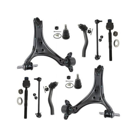 Front Control Arm Ball Joint Tie Rod and Sway Bar Link Kit - Compatible with 2013 - 2017 Honda Accord 2.4L 4-Cylinder 2014 2015 2016