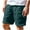 Green 01, variant on DeHolifer Men's Suit Shorts Plus Size Solid Color Button Zipper Wide Leg Comfy Casual Summer Beach Trendy Shorts Mint Green L