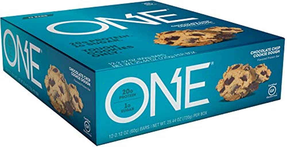 ONE Protein Bars, Chocolate Chip Cookie Dough, Gluten Free Protein Bars