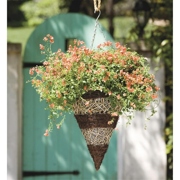 Cone Shaped Hanging Baskets