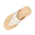 thumbnail image 1 of FRSASU Womens Fashion Orthotic Slides Ladies Lightweight Athletic Yoga Mat Slippers Casual Sandals with Arch Support White, 1 of 9