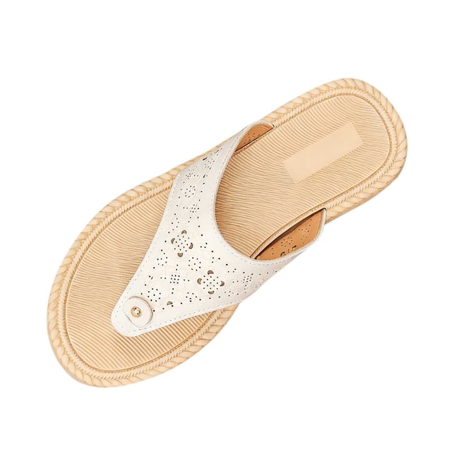 FRSASU Womens Fashion Orthotic Slides Ladies Lightweight Athletic Yoga Mat Slippers Casual Sandals with Arch Support White