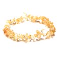 thumbnail image 1 of Xiao Hua Pulsera de cuentas hecha a mano, ideal para hombres y mujeres, con piedras naturales irregulares (amarillo sintético)., 1 of 5