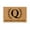 Q, variant on WELCOME TO OUR HOME Natural Jute Doormat & Floor Mat 24"x16", Monogram A Scroll Design, Non-Slip Entryway Rug, Reversible Front Porch Mat, Farmhouse Decor