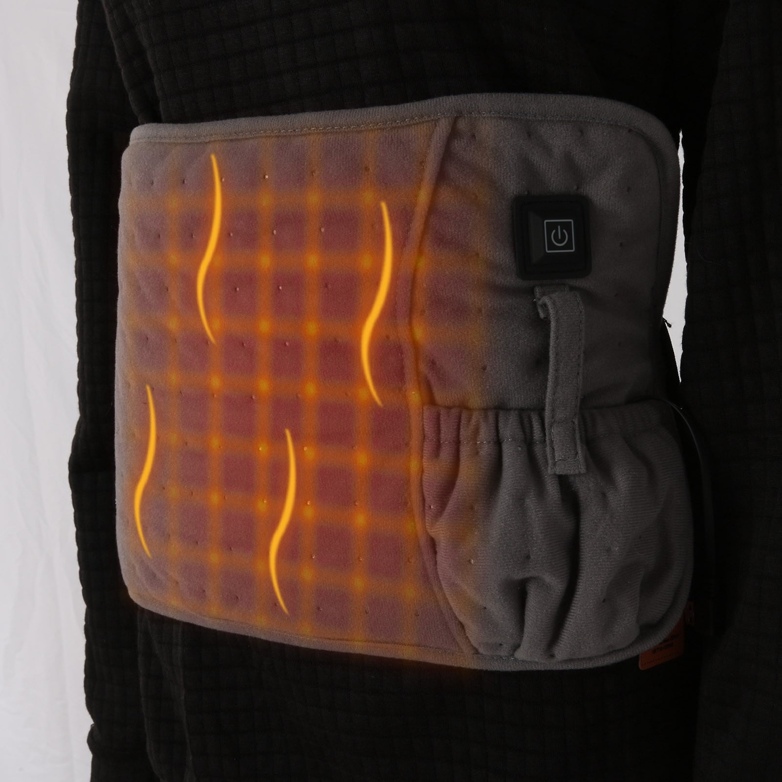 Asxite Electric Heated Blanket, Heating Pad Back Wrap With Strap Contoured For Back Pain Relief 3 Heat Settings With 2 Hour Auto Off
