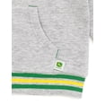 thumbnail image 5 of John Deere Little Boys' Fleece Zip-Up Hoodie Heather Gray Green, 5 of 6