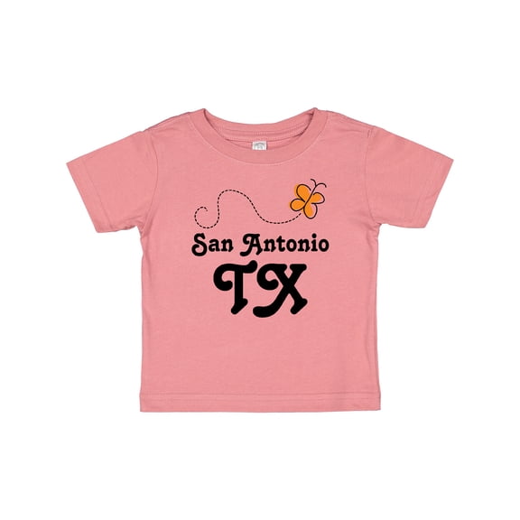 Inktastic San Antonio Texas Butterfly Girls Baby T-Shirt