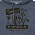 thumbnail image 3 of Instant Message - El Charro Motor Inn - Men's Pullover Hooded Fleece Sweatshirt, 3 of 7